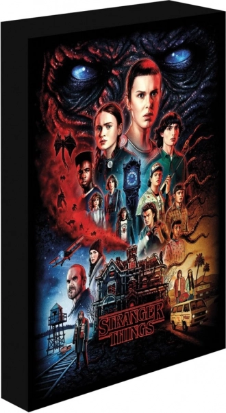 Leuchtbild 30x40 cm Stranger Things