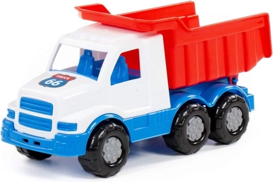 Gustík Auto – weiß-blauer Kipper