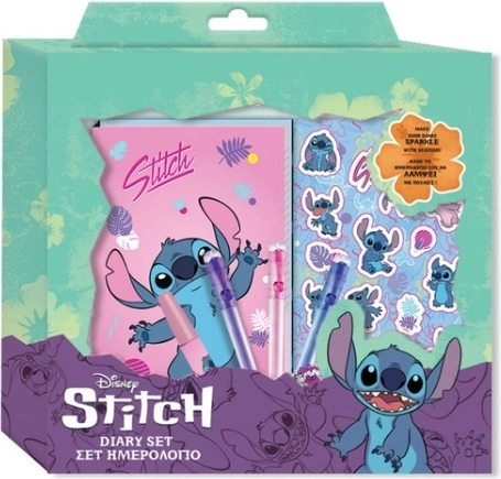 Tagebuch mit Pailletten Lilo & Stitch