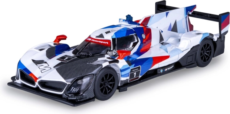 Metallmodell des Rennwagens BMW M Hybrid V8 1:45, weiß