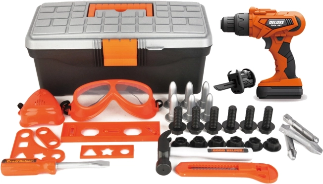 Kinderset mit Bohrmaschine und Batterien