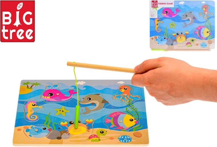 Big Tree Holzmagnetspiel Fische