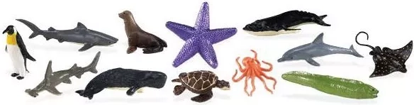 Meeresleben – Mini-Figuren von Meerestieren - 1 Stück