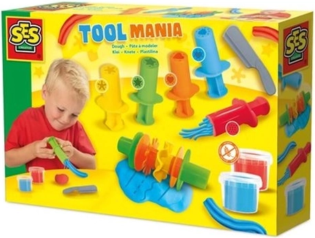 SES Creative Tool mania Modelliermasse mit Werkzeugen