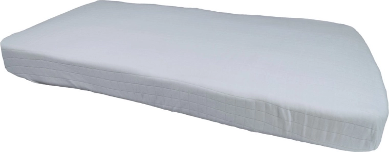 Lodger Spannbettlaken fürs Babybett Slumber Solid 60 × 120 cm Cloud Dancer