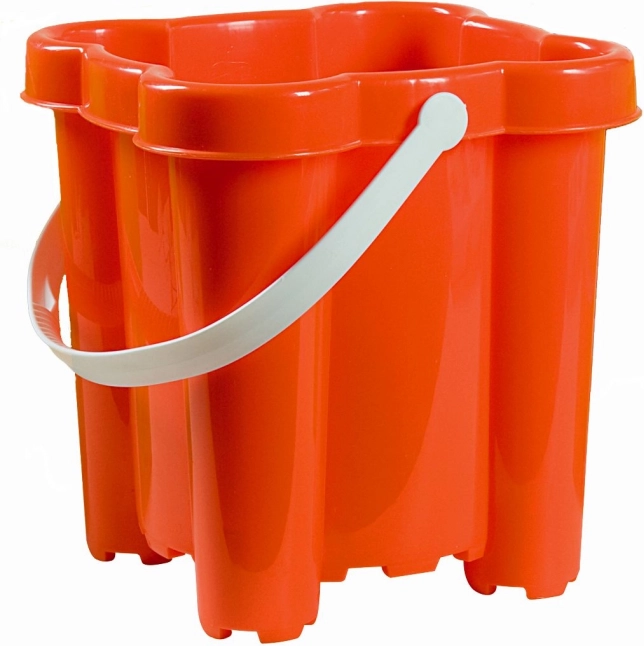 Androni Eimer Burg mit 4 Türmen, Höhe 20 cm – Rot