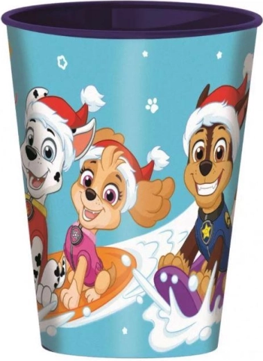 Plastikbecher Paw Patrol Weihnachten 260 ml