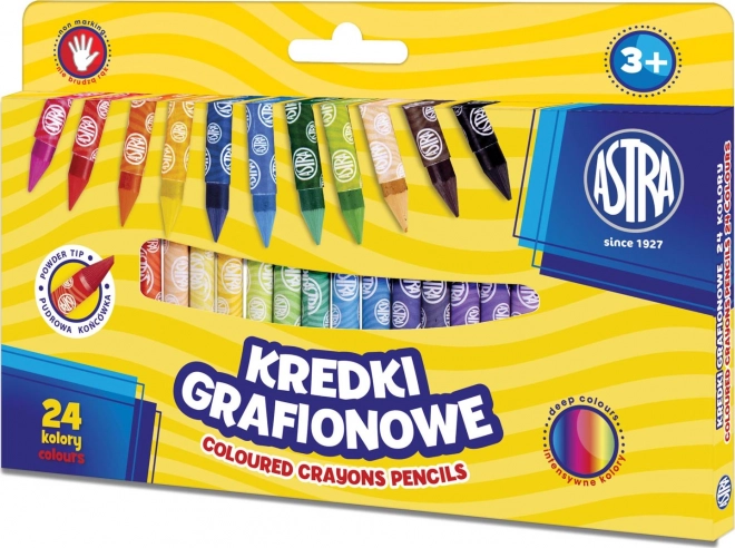 Kaolin-Pastellkreiden ASTRA 24 Stk.