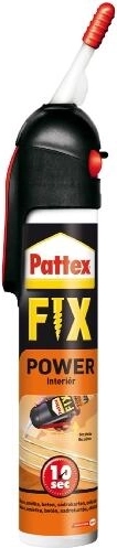 Pattex Power Fix DIY selbstdosierender Montagekleber für den Innenbereich 250 g