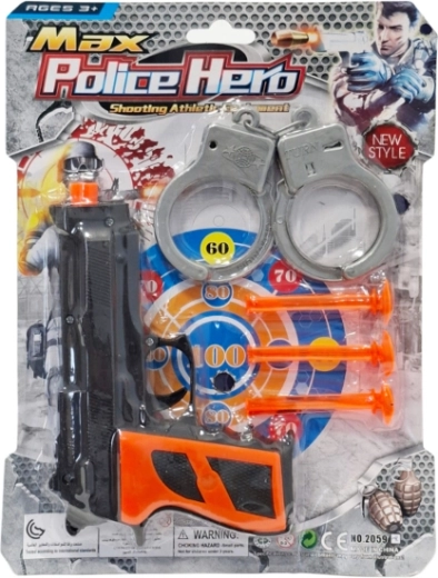 Polizei-Set mit Gummipfeilen