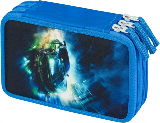 Baagl Schulmäppchen Rennwagen dreilagig