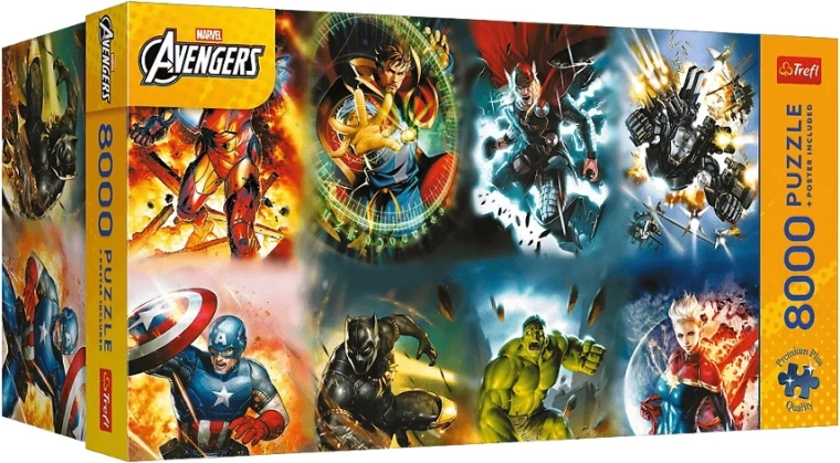 Puzzle Premium Plus Avengers: Legends in Action 8000 Teile
