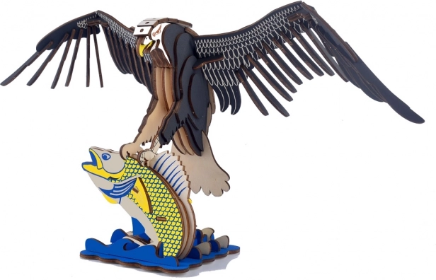 Holz-3D-Puzzle Adler