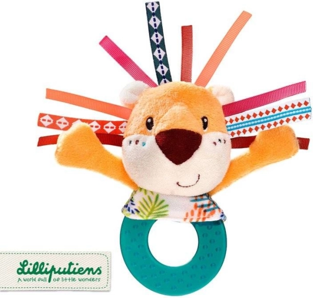 Lilliputiens - Rassel mit Beißring Löwe Jack für Babys