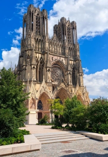 Puzzle Blick auf die Kathedrale von Reims 1000 Teile BLUEBIRD