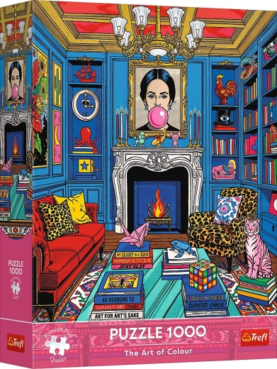 Trefl Puzzle Premium Plus The Art of Colour: Heimische Kunstgalerie, 1000 Teile