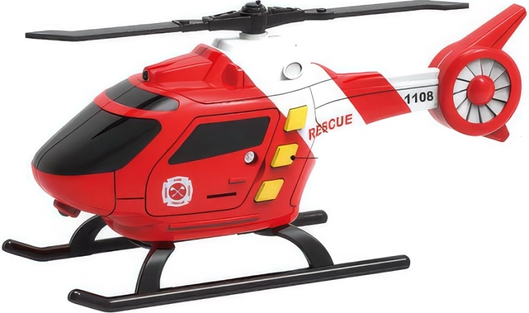Rettungshubschrauber mit Licht- und Soundeffekten 16,5 cm