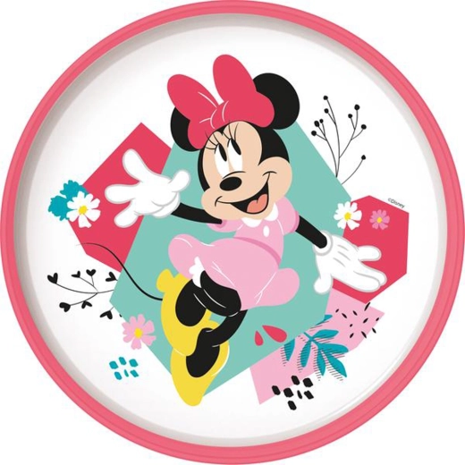 Plastikteller mit rutschfestem Boden MINNIE 19,5 cm