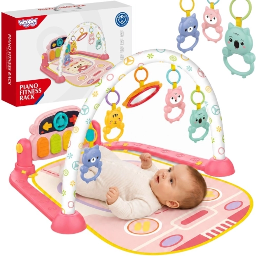 Woopie Baby interaktive Spieldecke mit Piano 3-in-1 für Babys