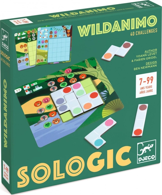 Taschen-Logikspiel Sologic Wildanimo von DJECO