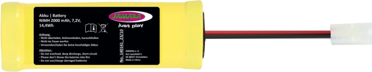 Jamara Racing Pack NiMH-Akku 7,2 V 2000 mAh mit Tamiya-Stecker