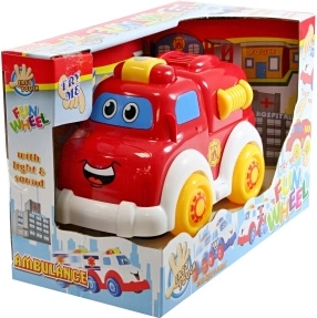 Batteriebetriebenes Feuerwehr-Auto mit Licht und Geräuschen