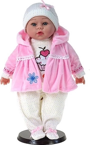 Singendes Baby – spricht Polnisch im rosa Mäntelchen
