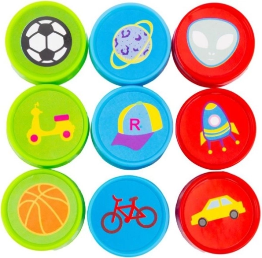 Astra duftende Stempel für Jungen, Set mit 9 Stück