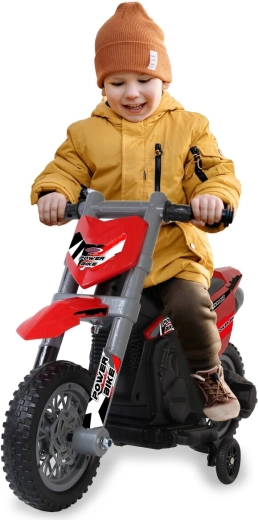 Elektrisches Kinder-Motorrad Power Bike, rot, 6 V