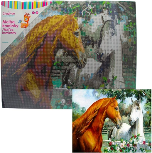 Diamantmalerei Pferde 40 × 50 cm