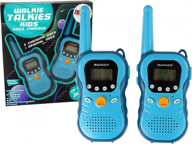 Kinder-Walkie-Talkies – blaues Set, 2 Stück
