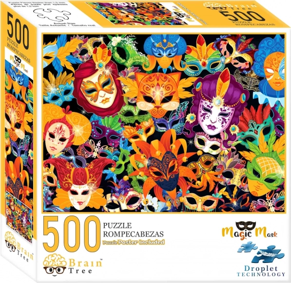 Puzzle Magische Masken 500 Teile von Brain Tree
