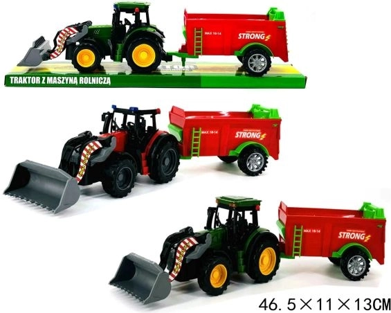 Traktor mit landwirtschaftlicher Maschine