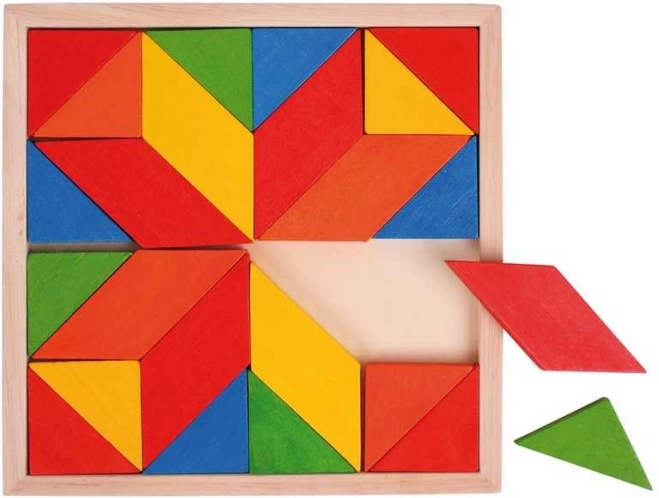 Bigjigs Toys Holz-Bunte-Mosaik