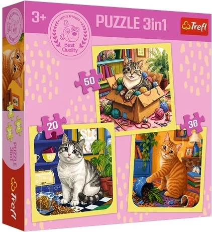Kinderpuzzle 3-in-1 Fröhliche Momente