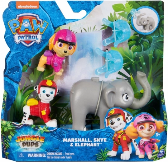 Paw Patrol Figuren: Dschungel-Patrouille, Marshall und Skye