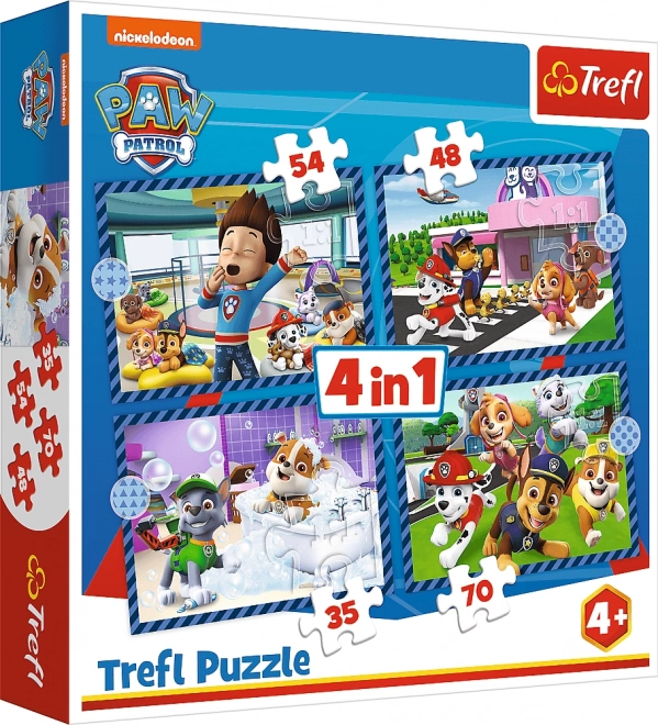 Puzzle 4-in-1 Paw Patrol – Hundegeschichten