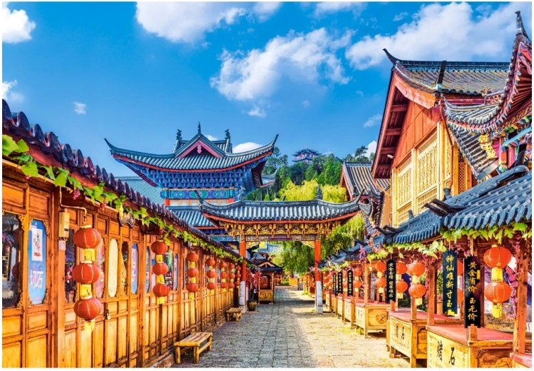 Puzzle Lijiang, China 1000 Teile