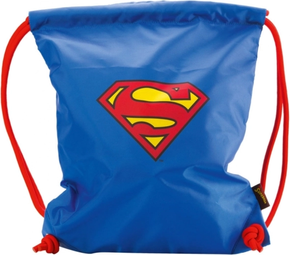 Schuhebeutel SUPERMAN – originaler, abwaschbarer Rucksack-Beutel