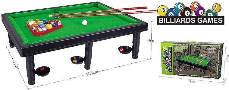 Kinder-Tischbillard ADAR 61,5 × 28,5 cm