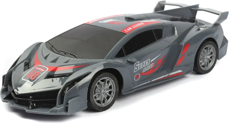 Sportliches RC-Auto grau-rot – 1 Stück
