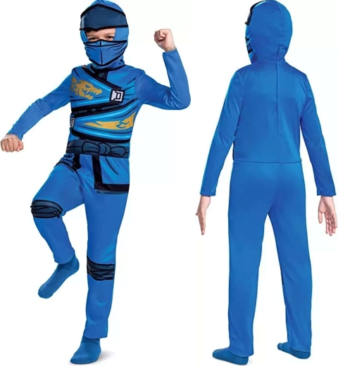 Kinderkostüm LEGO NINJAGO Jay 127–136 cm (7–8 Jahre)