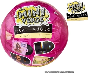 MGA's Miniverse Real Music Mini-Schallplatten mit Plattenspieler - 1 Stück