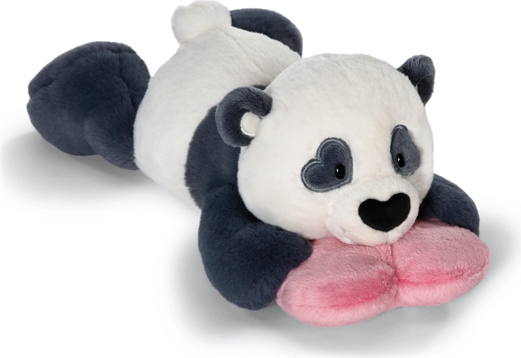 NICI Plüschpanda Love mit Herz, liegend 20 cm
