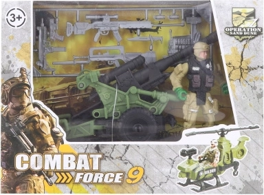 Militär-Set mit Kanone für Kinder