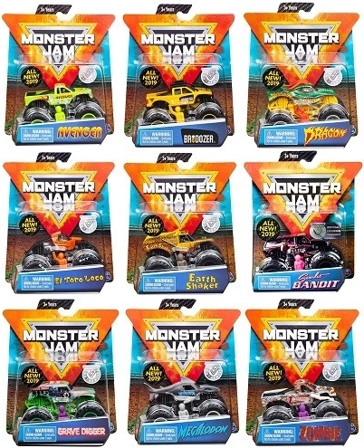 Monster Jam Sammler-Metallmodell des Monstertrucks 1:64, Sortiment