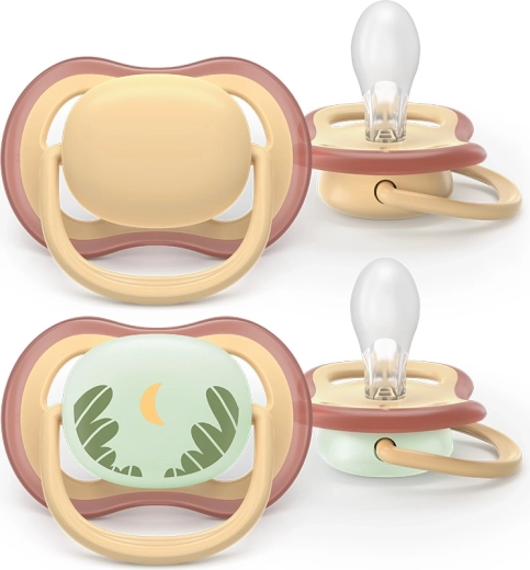 Philips Avent Beruhigungssauger Ultra Air Tag & Nacht, 0–6 Monate, 2 Stk.