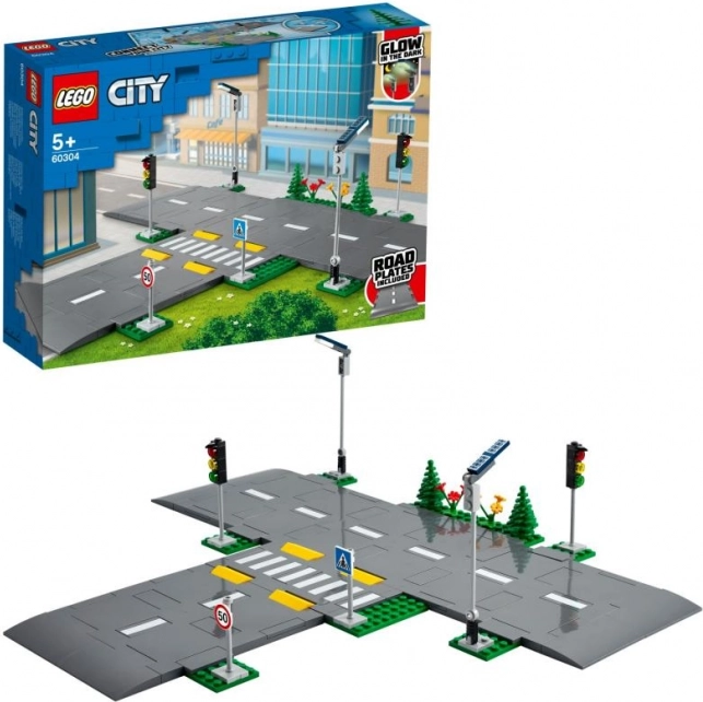 LEGO City 60304 Straßenplatten