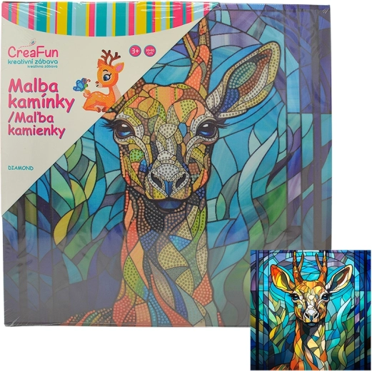 Diamantmalerei – Hirsch 30 × 30 cm