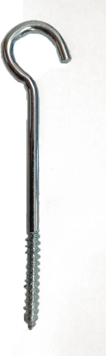 Lüsterhaken 140 × 5,8 mm verzinkt, Packung 50 Stk.